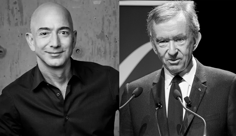 Bezos deixa Bernard Arnault no retrovisor e se torna 2º mais rico do