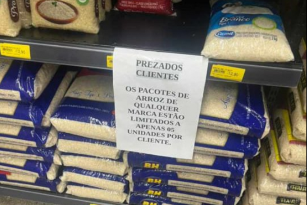 Pode faltar arroz nos supermercados? Veja a declaração da Abras