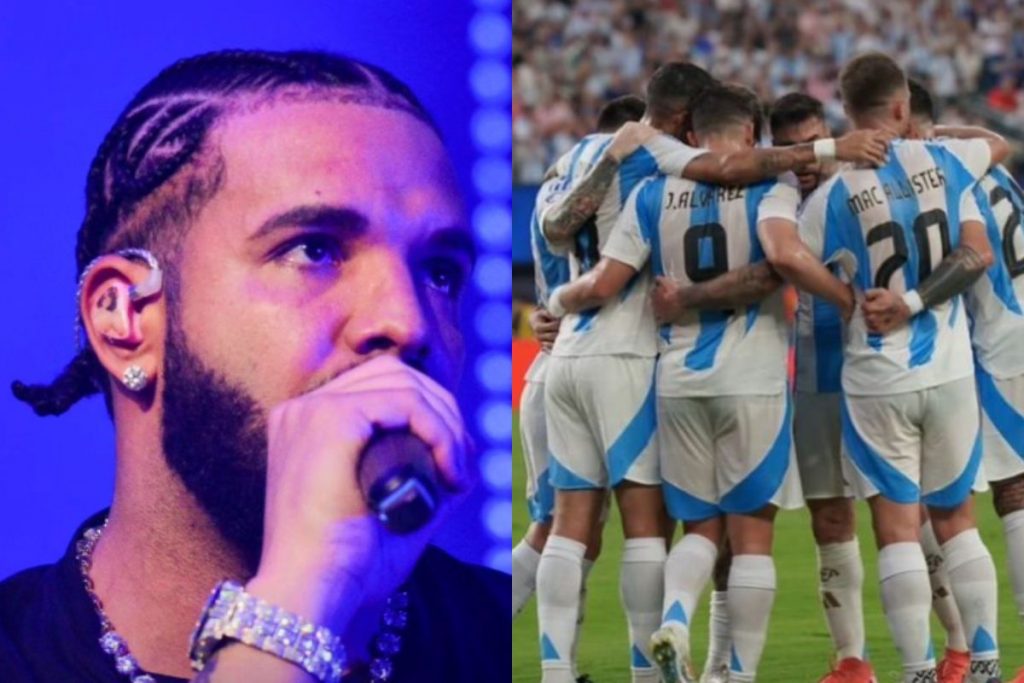 Copa América: Argentina cutuca Drake com hit de rival do rap