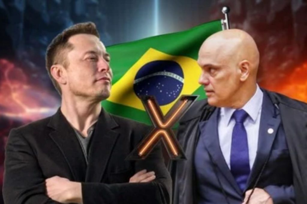 Musk critica Moraes e publica montagens após decisão sobre o X