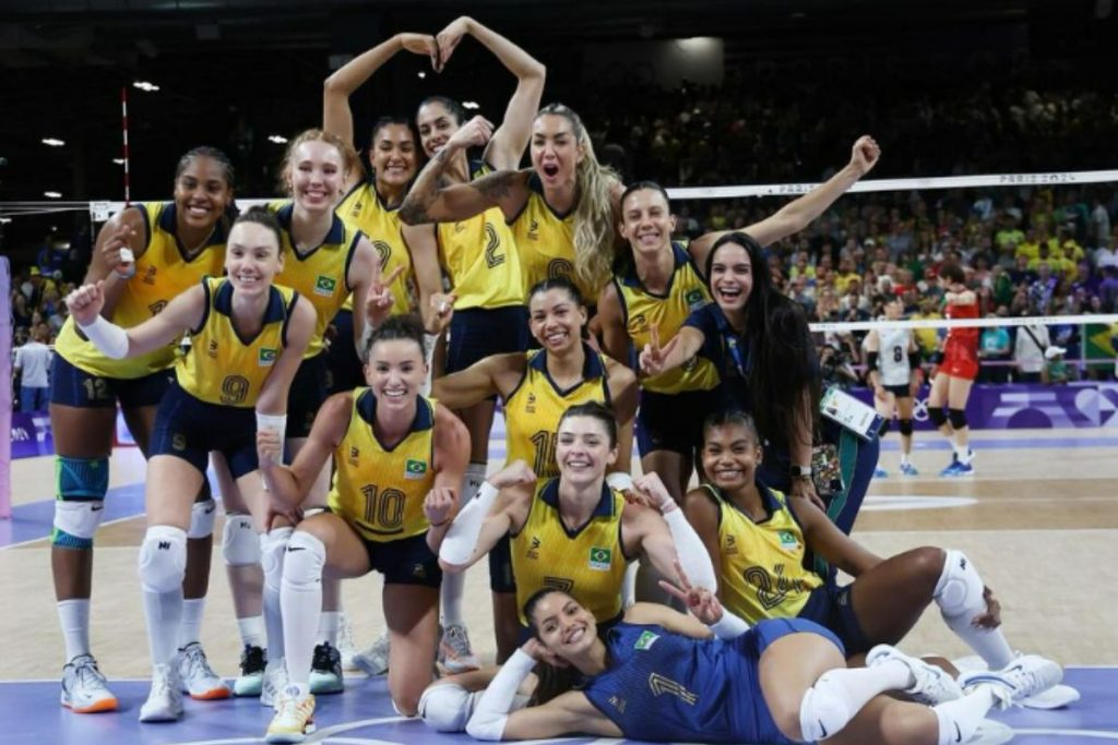 Vôlei feminino: Brasil vence e se classifica às quartas