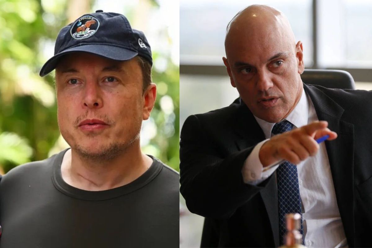 Musk volta a criticar Moraes após bloqueio do X no Brasil