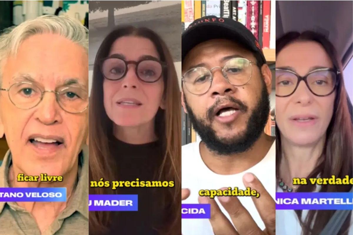 Artistas gravam vídeo em apoio a campanha de Boulos em SP