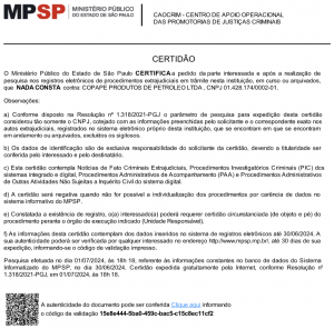 certidao MP